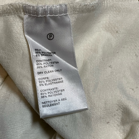 HD in Paris Women’s Cream Polka Dot Textured Jacquard Circle MIDI Skirt Sz Small - Picture 14 of 14